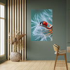 LADYBUG BALANCE Peel and Stick Vertical Poster