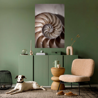 WHISPERS OF SHELLS Peel and Stick Vertical Poster
