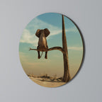 DARE TO DREAM Round Wall Art