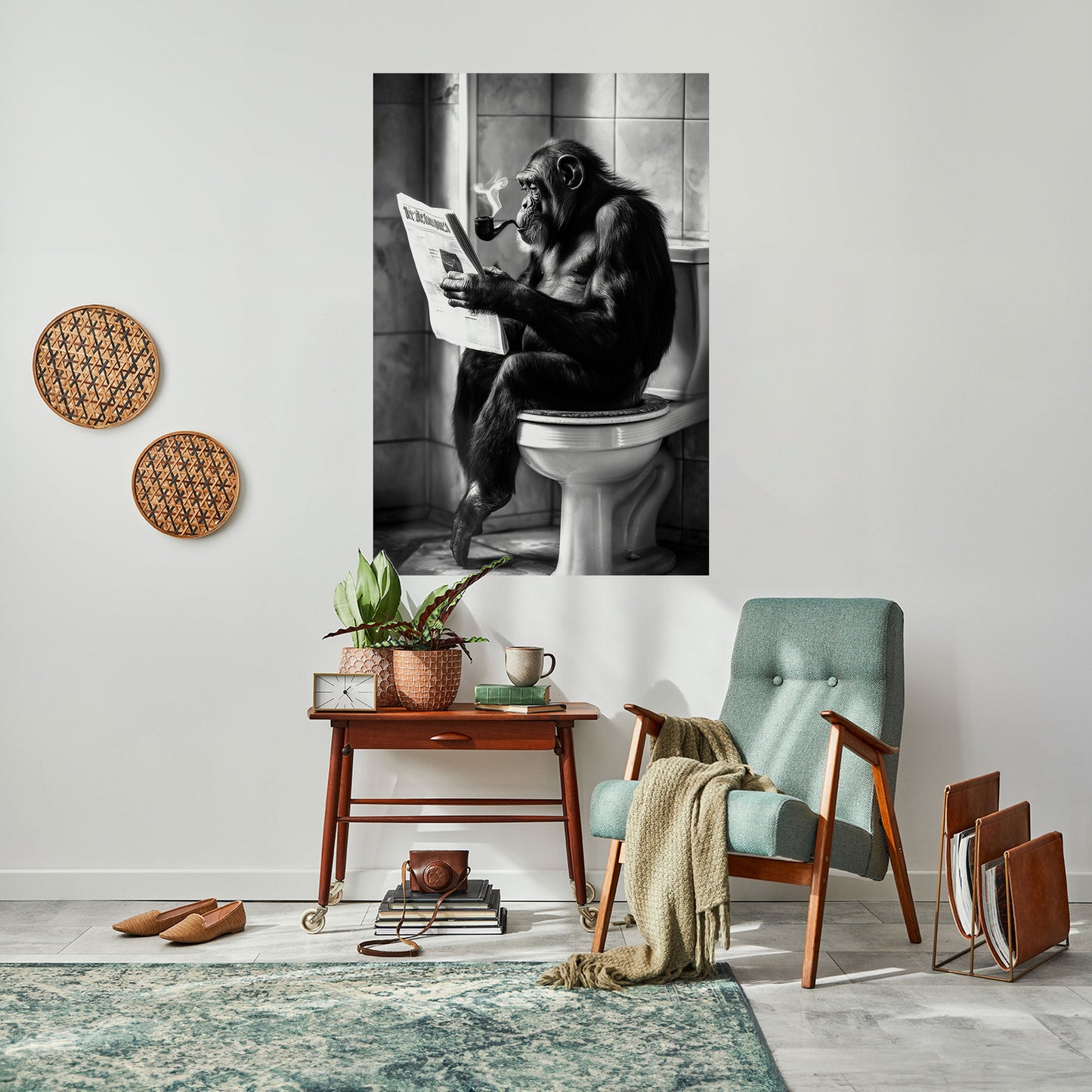 A MOMENT OF CALM Peel and Stick Vertical Poster