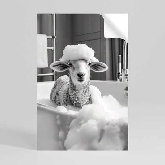 BUBBLE BATH BAA Självhäftande Vertikal Poster