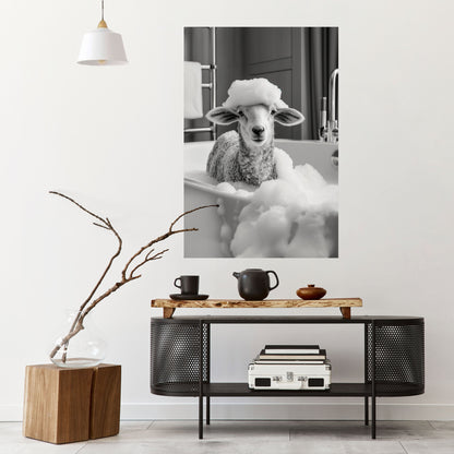 BUBBLE BATH BAA Peel and Stick Vertical Poster