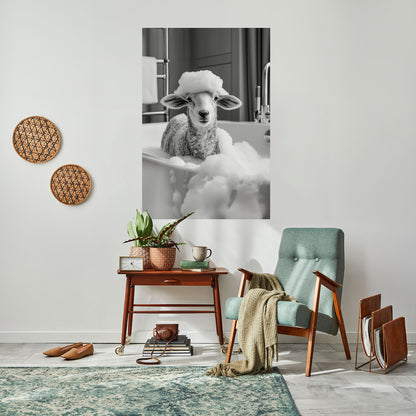 BUBBLE BATH BAA Peel and Stick Vertical Poster
