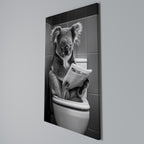 TOILET TIME TALES Vertical Canvas Print
