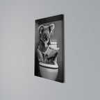 TOILET TIME TALES Vertical Canvas Print