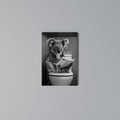 TOILET TIME TALES Vertical Canvas Print