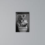 TOILET TIME TALES Vertical Canvas Print
