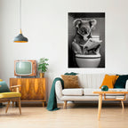 TOILET TIME TALES Peel and Stick Vertical Poster