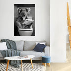 TOILET TIME TALES Peel and Stick Vertical Poster