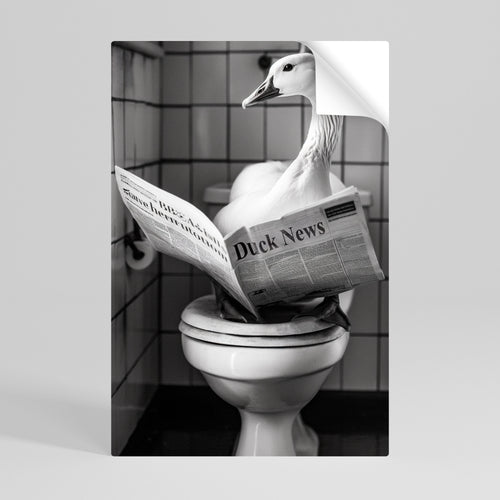 DUCKTAILS AND TIDBITS Peel and Stick Vertical Poster