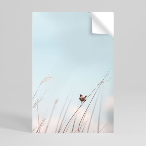 NATURE'S CHORUS Peel and Stick Vertical Poster