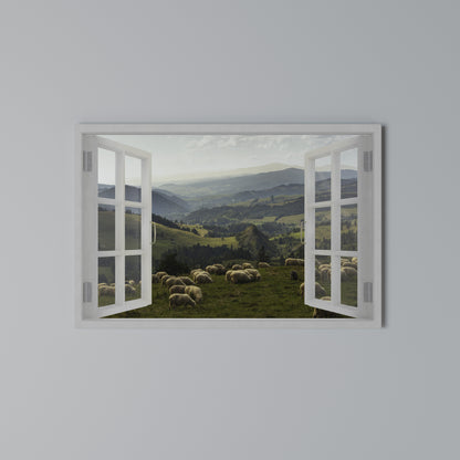 WILD PASTURES VIEW Horizontal Canvas Print