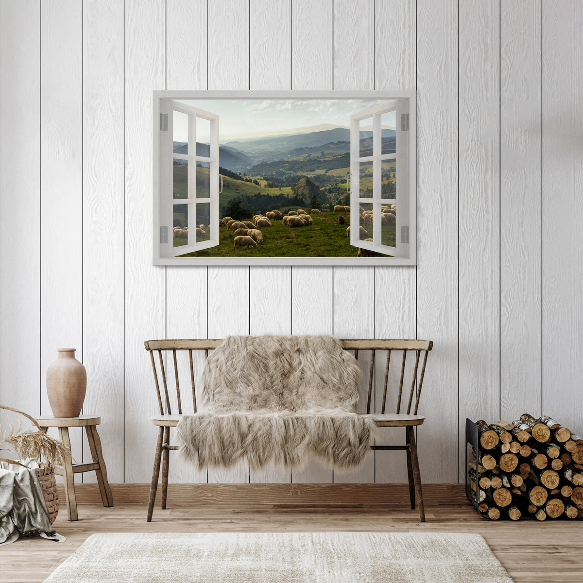 WILD PASTURES VIEW Horizontal Canvas Print