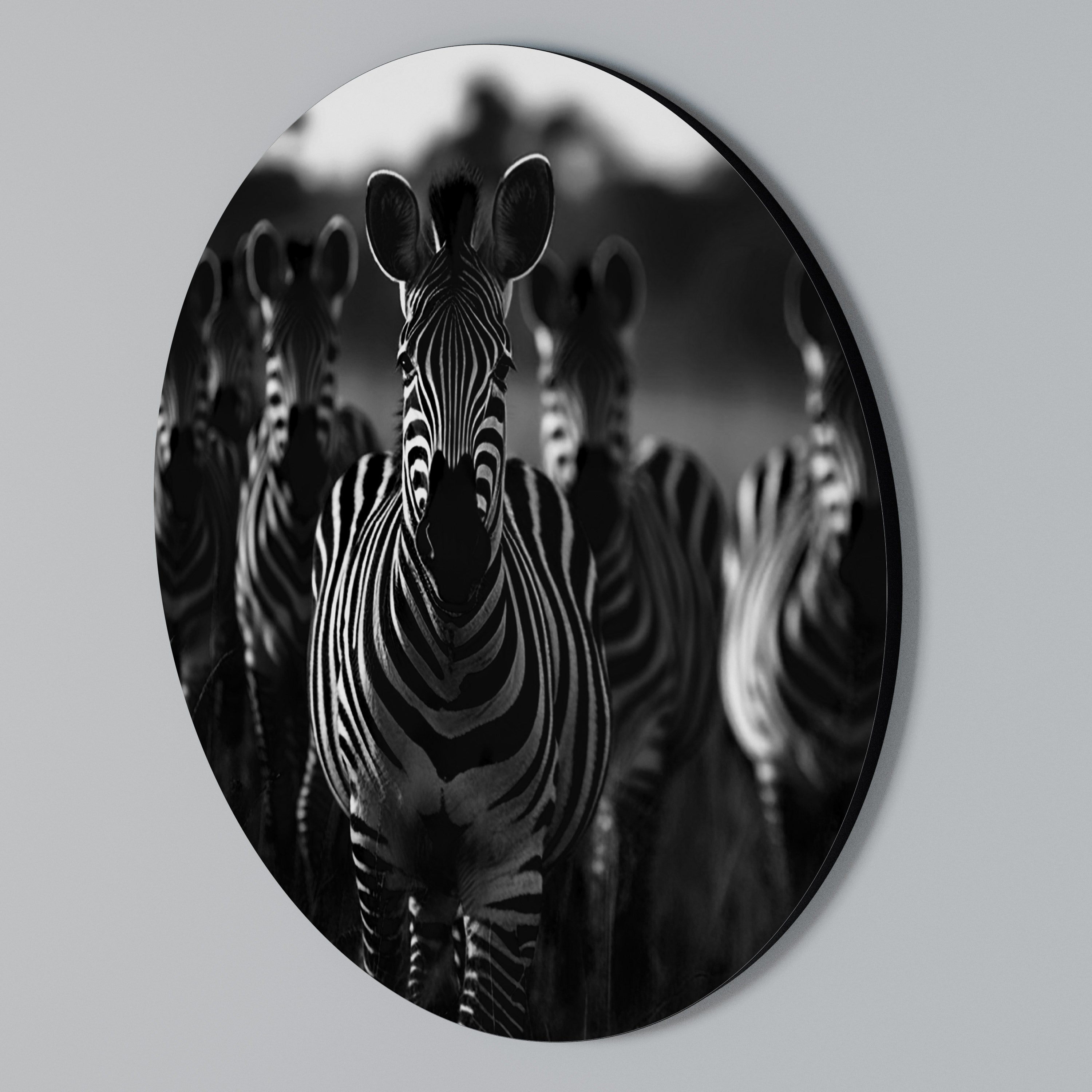 STRIPED SYMPHONY SAGA Rund väggdekor