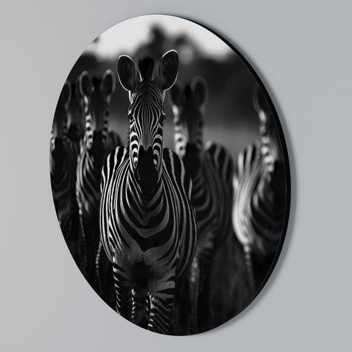 STRIPED SYMPHONY SAGA Rund väggdekor