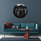 STRIPED SYMPHONY SAGA Round Wall Art