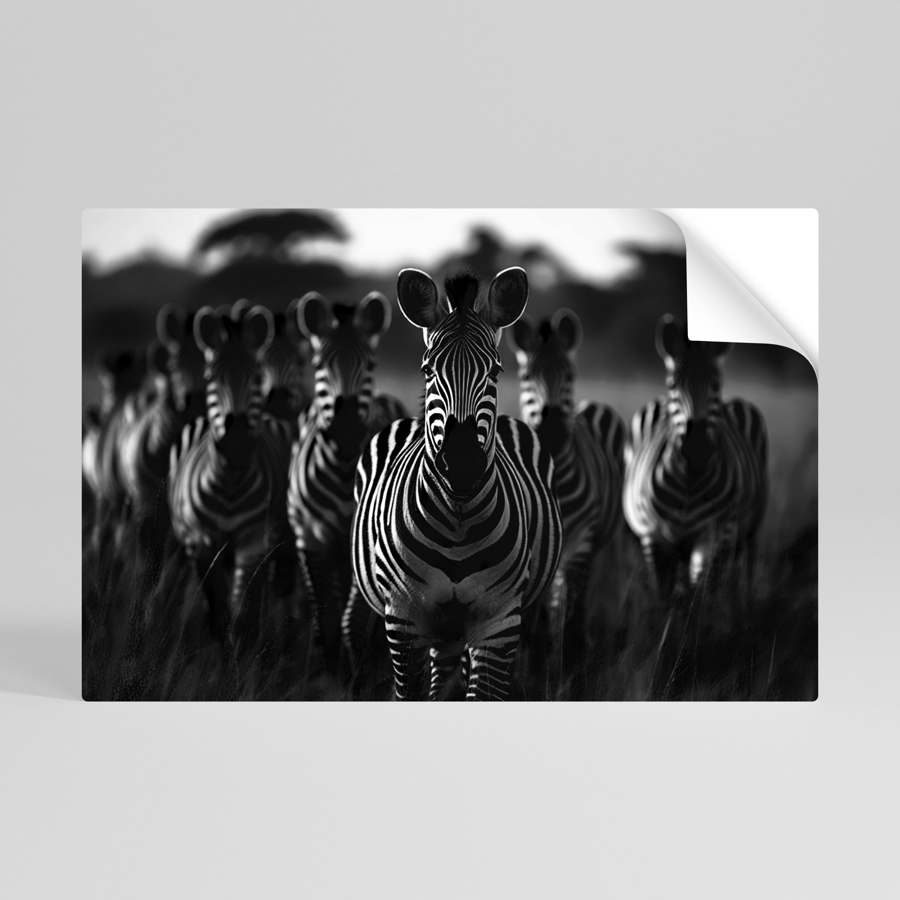 STRIPED SYMPHONY SAGA Självhäftande Horisontell Poster