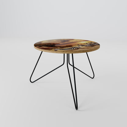 ZEBRA SUNSET SERENADE Coffee Table 60
