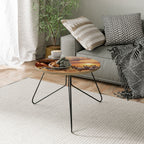 ZEBRA SUNSET SERENADE Coffee Table