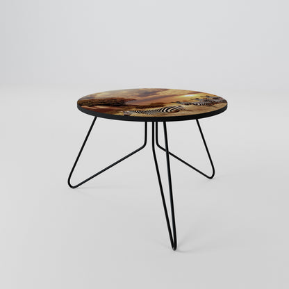ZEBRA SUNSET SERENADE Coffee Table