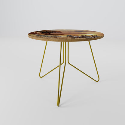 ZEBRA SUNSET SERENADE Coffee Table