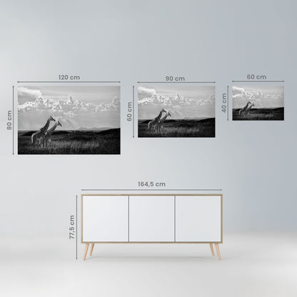 ELEGANT HEIGHTS AVTÄCKTA Horisontell Poster med självhäftande tryck
