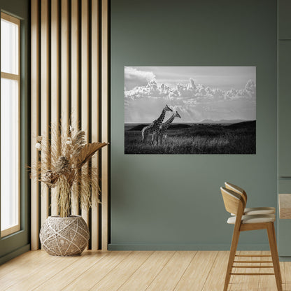 ELEGANT HEIGHTS AVTÄCKTA Horisontell Poster med självhäftande tryck