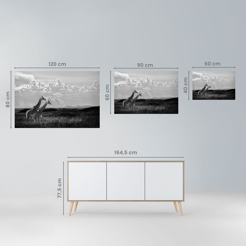 ELEGANT HEIGHTS AVTÄCKTA Horisontell Poster med självhäftande tryck