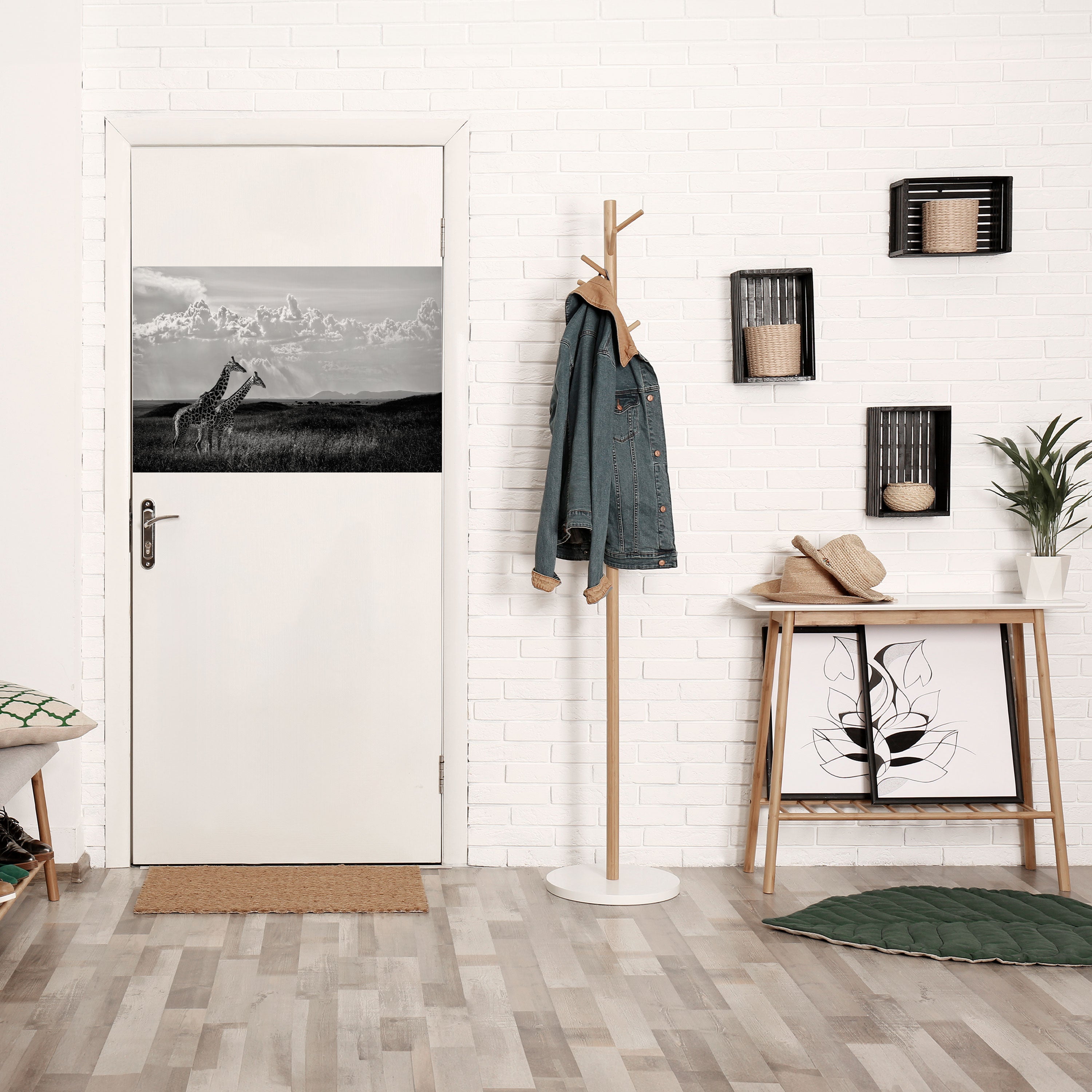 ELEGANT HEIGHTS AVTÄCKTA Horisontell Poster med självhäftande tryck