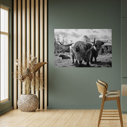 STILLNESS OF OLD SOULS Peel and Stick Horizontal Poster