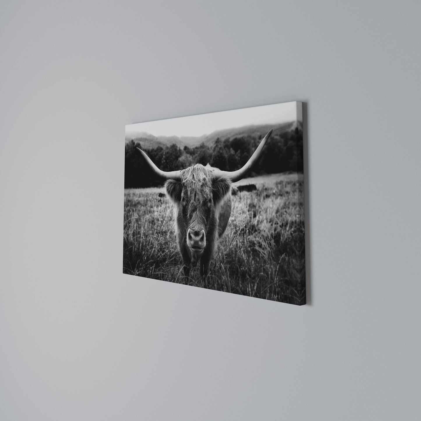 HORNED HERO IN FOCUS Horizontal Canvas Print