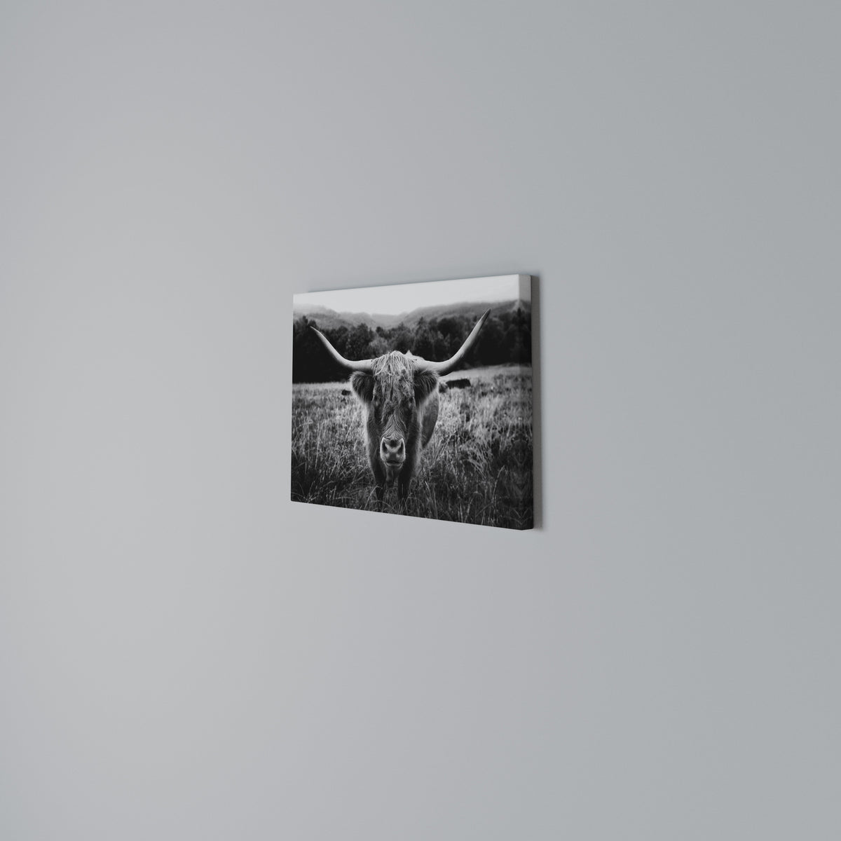 HORNED HERO IN FOCUS Horizontal Canvas Print