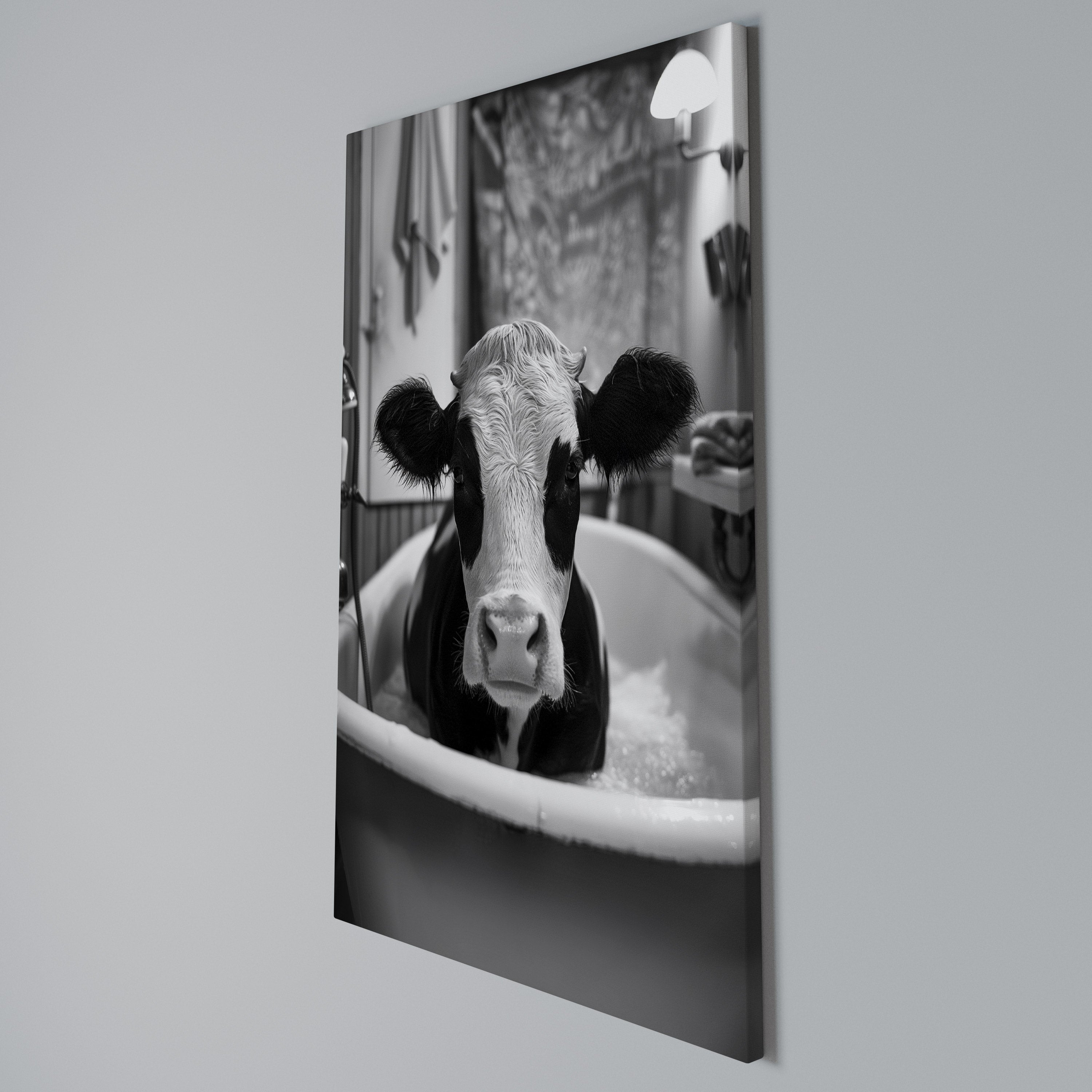 MONOCHROME MOOOD Vertical Canvas Print