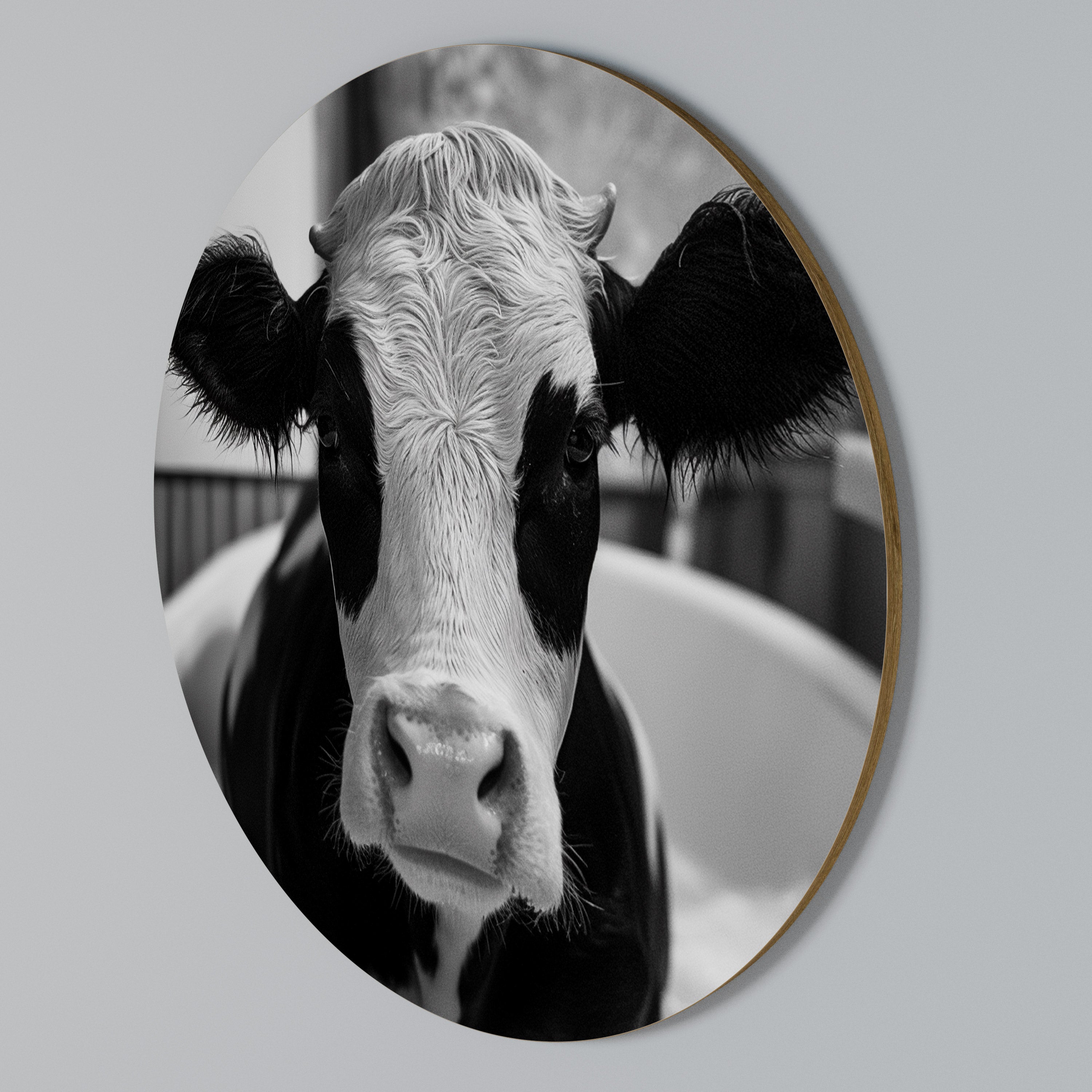 MONOCHROME MOOOD Round Wall Art