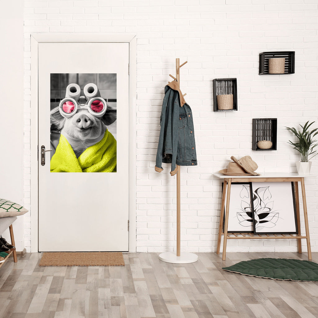 MORGONGRISEN Skalbar och självhäftande vertikal affisch