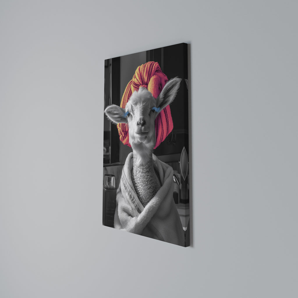 COUTURE CUDDLE Vertical Canvas Print