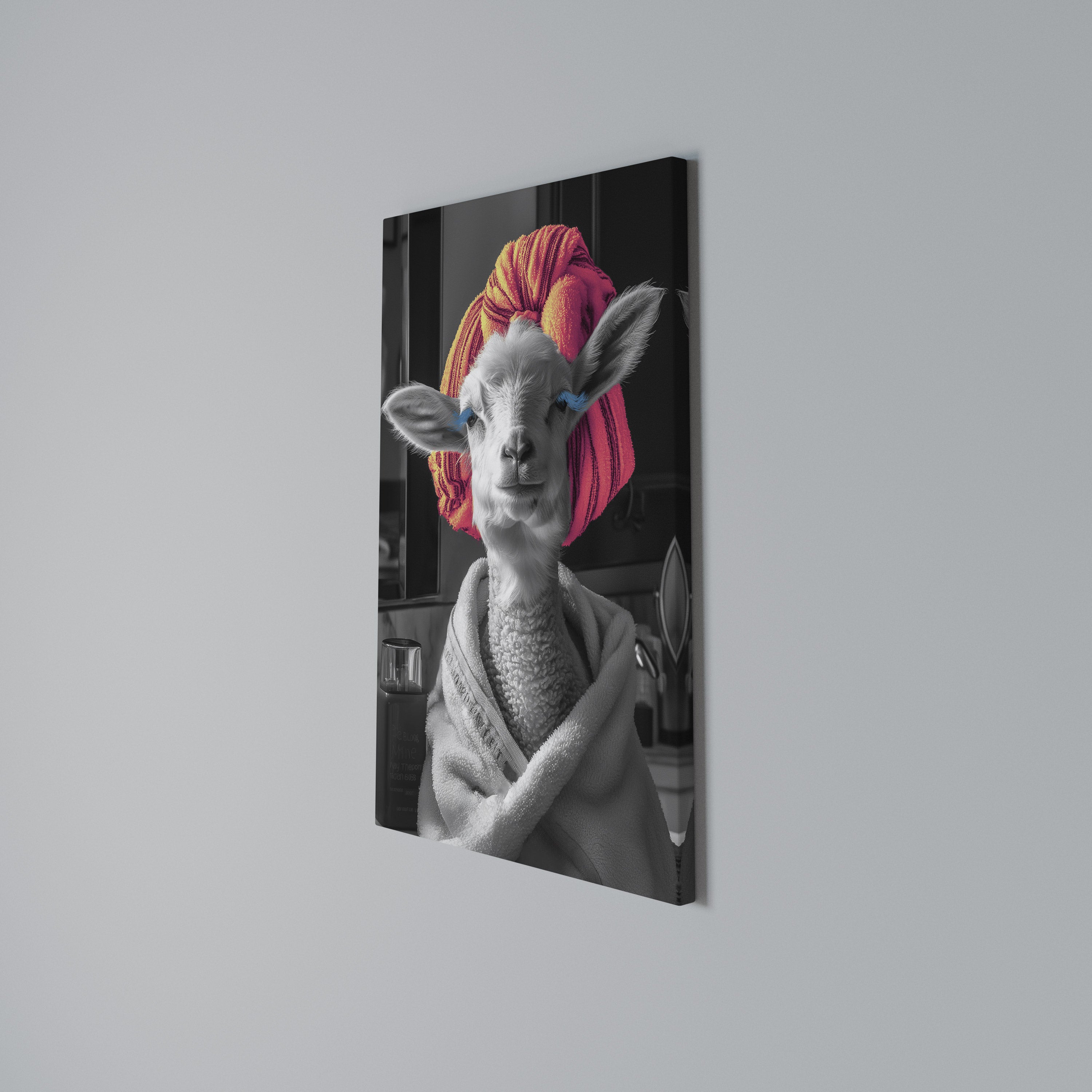 COUTURE CUDDLE Vertical Canvas Print