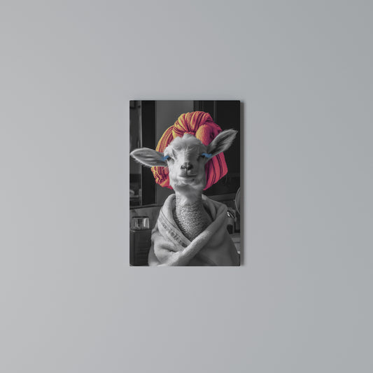 COUTURE CUDDLE Vertical Canvas Print