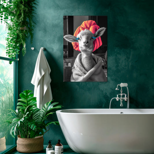COUTURE CUDDLE Vertical Canvas Print