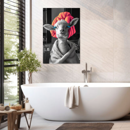 COUTURE CUDDLE Vertical Canvas Print