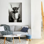 MOO-DY NEWS BREAK Peel and Stick Vertical Poster