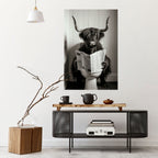 MOO-DY NEWS BREAK Peel and Stick Vertical Poster