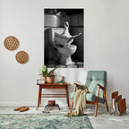 DUCKS IN THE CITY Peel and Stick Vertical Poster