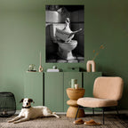 DUCKS IN THE CITY Peel and Stick Vertical Poster