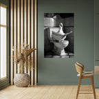 DUCKS IN THE CITY Peel and Stick Vertical Poster