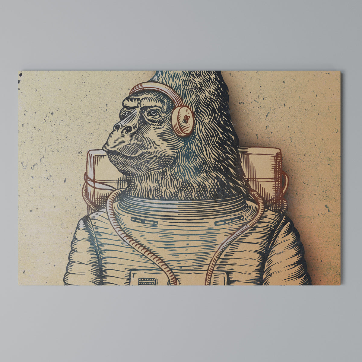 GORILLA GROOVE Horizontal Canvas Print