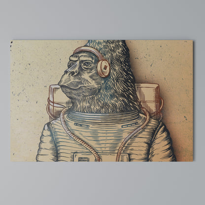 GORILLA GROOVE Horizontal Canvas Print