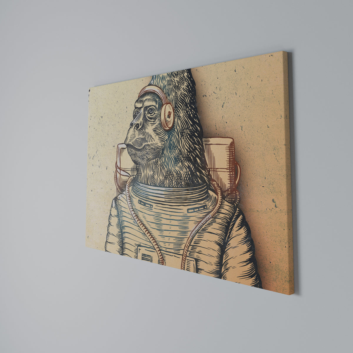 GORILLA GROOVE Horizontal Canvas Print