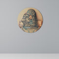 GORILLA GROOVE Round Wall Art