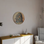 GORILLA GROOVE Round Wall Art